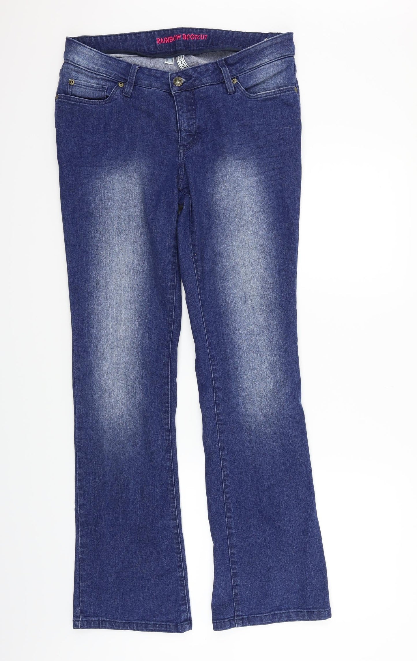 Rainbow Womens Blue   Trousers  Size 16 L31 in