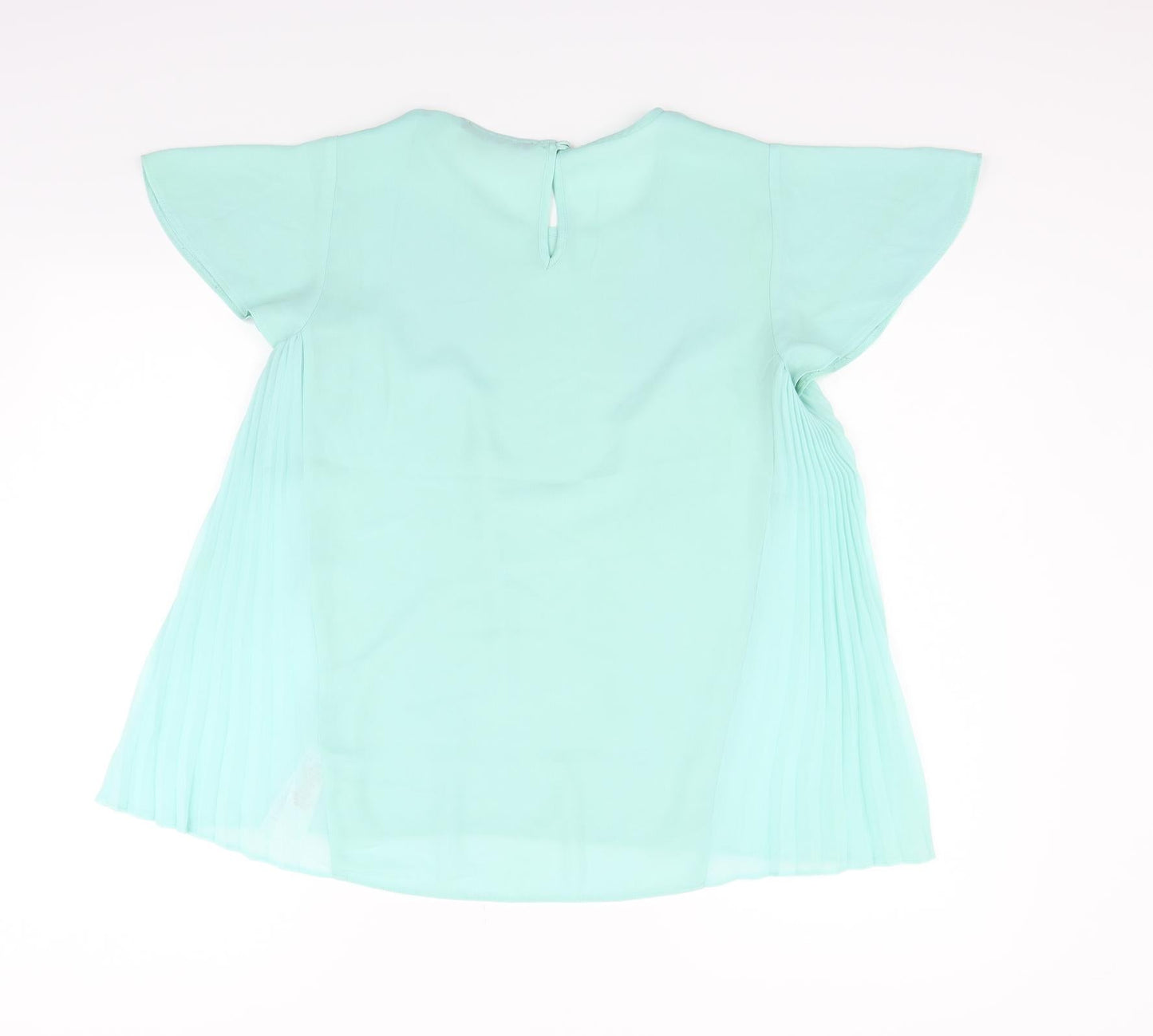 Womens UK Size 8 Atmosphere Green Basic Blouse