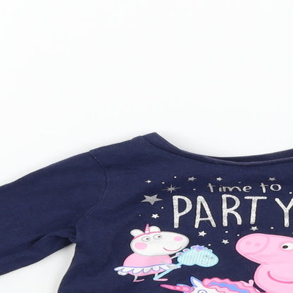 Nutmeg Boys Blue   Fit & Flare  Size 12-18 Months  - pepper pig
