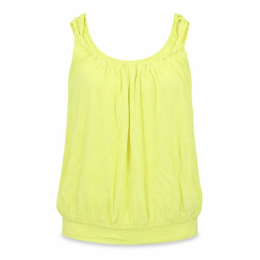 Womens UK Size 14 Very Yellow Basic Tank