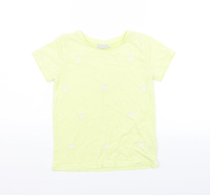Matalan Girls Yellow   Basic T-Shirt Size 10 Years