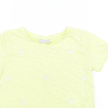 Matalan Girls Yellow   Basic T-Shirt Size 10 Years