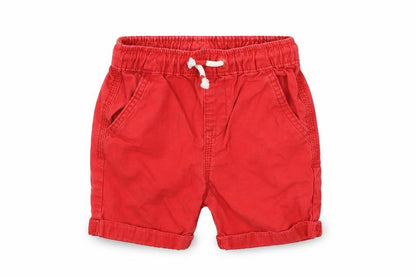 George Boys Red   Chino Shorts Size 2 Years