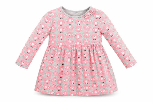 George Girls Grey Geometric  Fit & Flare  Size 2 Years