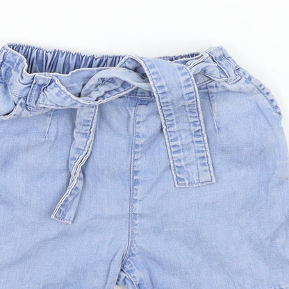 F&F Boys Blue   Cropped Trousers Size 12-18 Months
