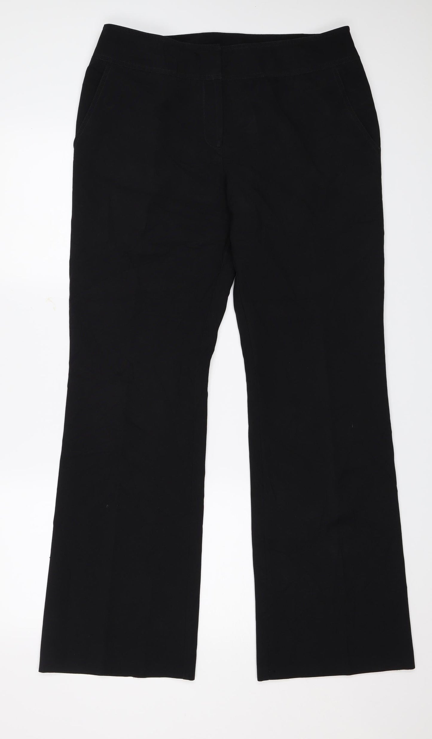 Womens UK Size 14 Dorothy Perkins Regular Fit  Black Trousers