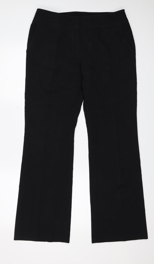 Womens UK Size 14 Dorothy Perkins Regular Fit  Black Trousers