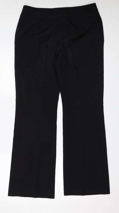 Womens UK Size 14 Dorothy Perkins Regular Fit  Black Trousers