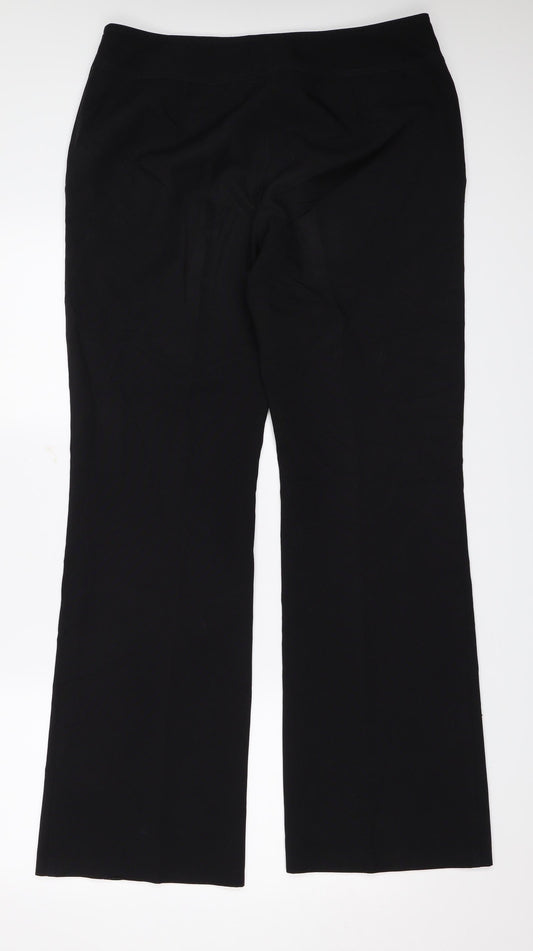Womens UK Size 14 Dorothy Perkins Regular Fit  Black Trousers