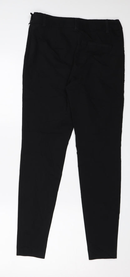 Womens UK Size 8 Papaya Regular Fit  Black Trousers