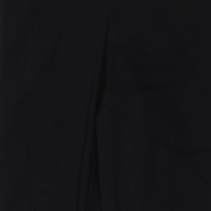 Womens UK Size 8 Papaya Regular Fit  Black Trousers