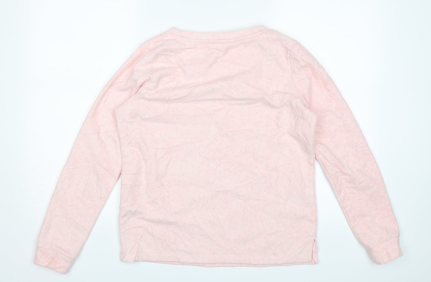 George Womens Pink Solid  Top Pyjama Top Size 8  - Good night sweet dreams