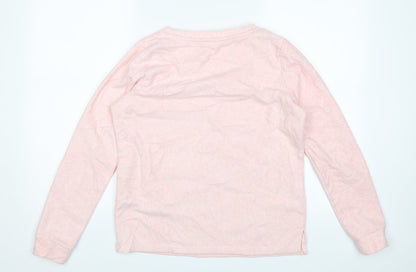 George Womens Pink Solid  Top Pyjama Top Size 8  - Good night sweet dreams
