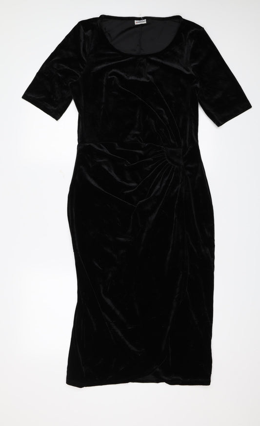 Damart Womens Black   A-Line  Size 12