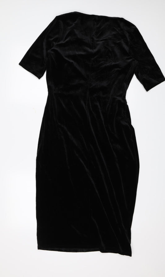 Damart Womens Black   A-Line  Size 12
