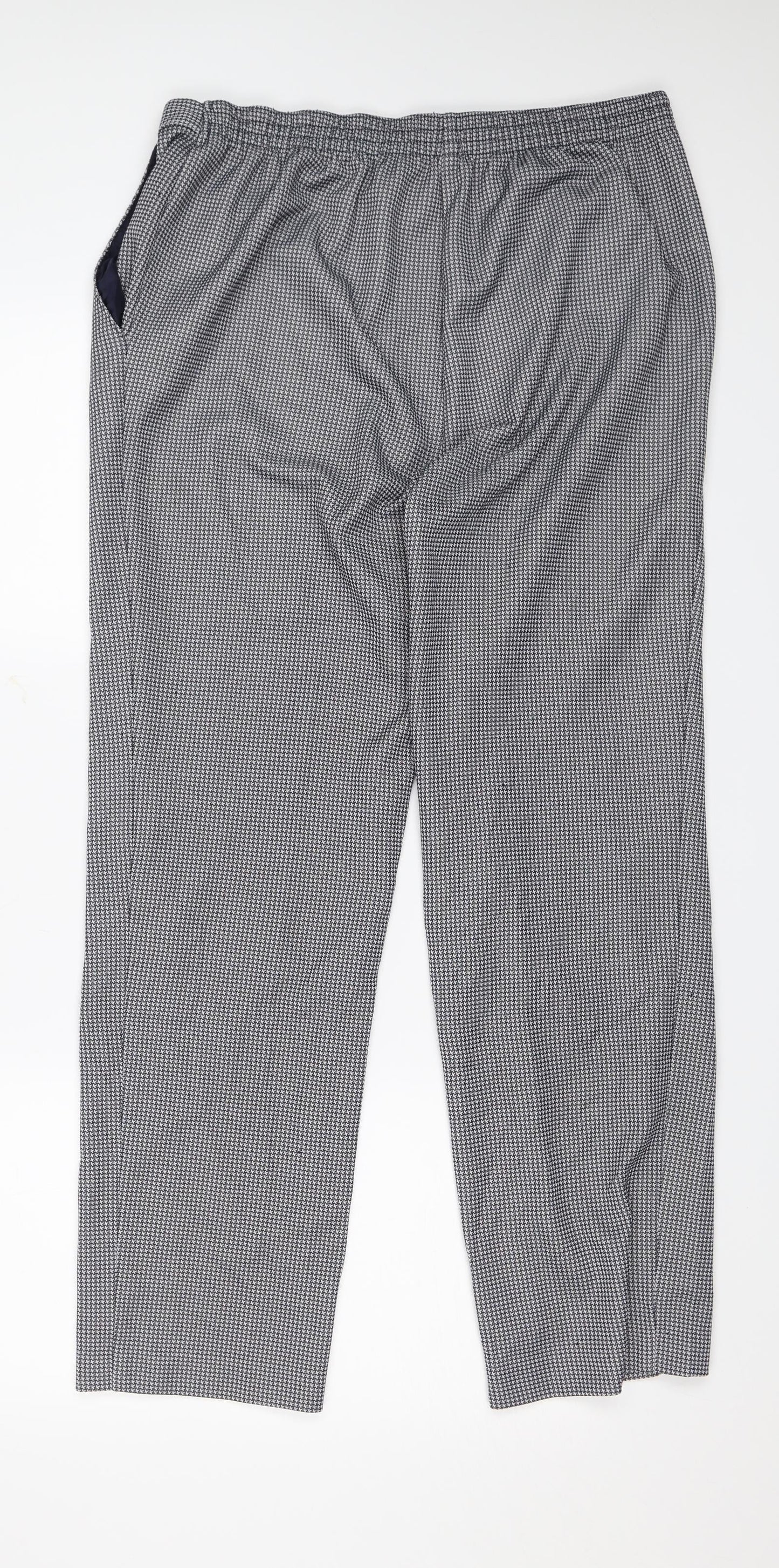 Womens UK Size M Marks and Spencer Regular Fit  Grey Trousers