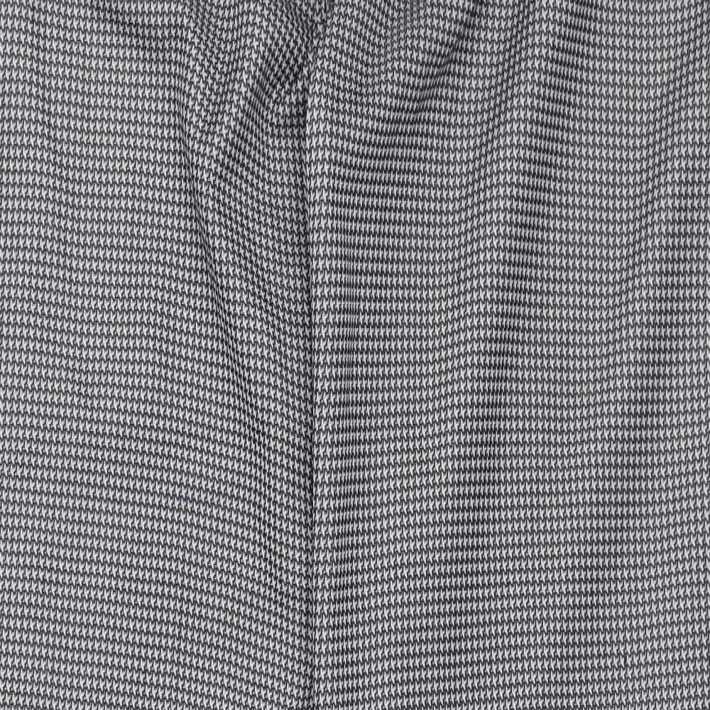 Womens UK Size M Marks and Spencer Regular Fit  Grey Trousers