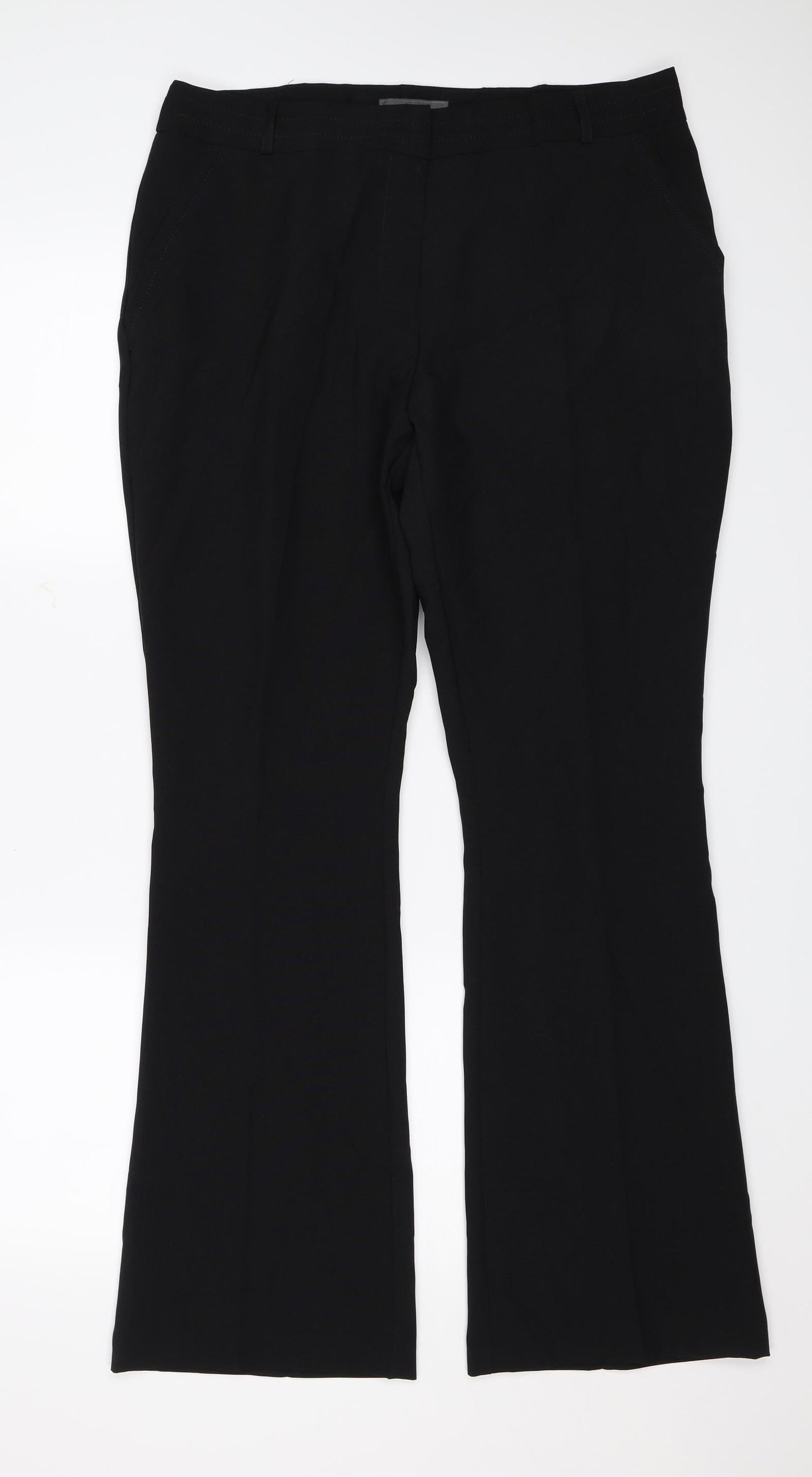 Primark Womens Black   Trousers  Size 14 L30 in