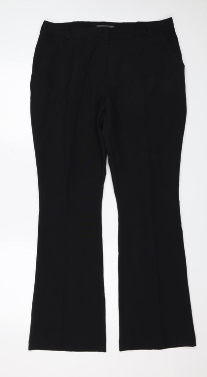 Primark Womens Black   Trousers  Size 14 L30 in