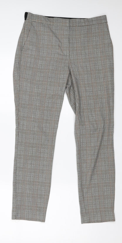 Womens UK Size M Zara Regular Fit  Grey Trousers