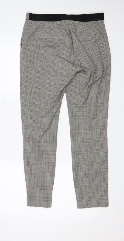 Womens UK Size M Zara Regular Fit  Grey Trousers