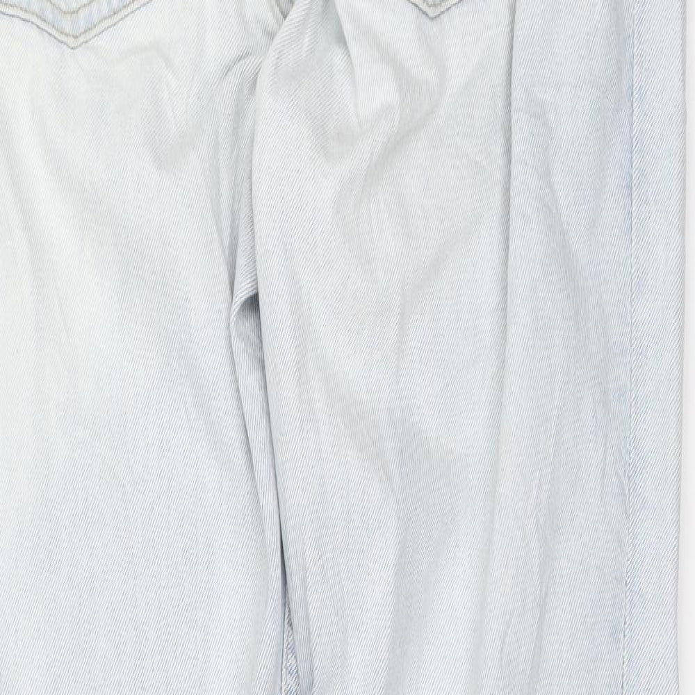 Mens UK Size 31 in Preworn Regular Fit Cropped Blue Jeans