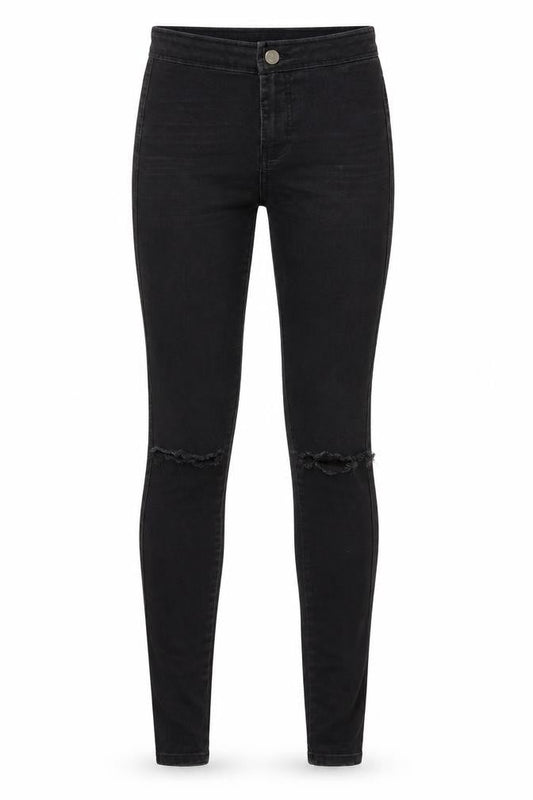 Mens UK Size 24 ASOS Regular Fit Skinny Black Jeans