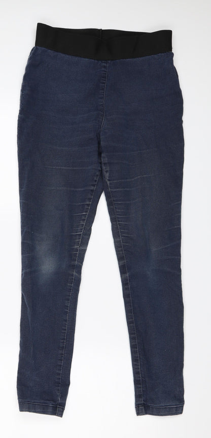 M&S Womens Blue   Jegging Jeans Size 10 L26 in