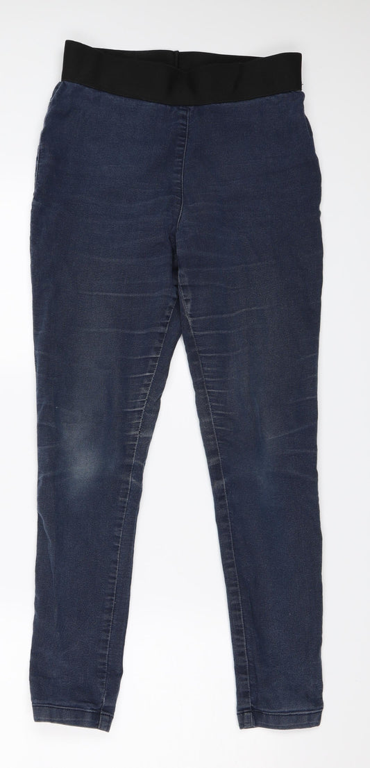 M&S Womens Blue   Jegging Jeans Size 10 L26 in