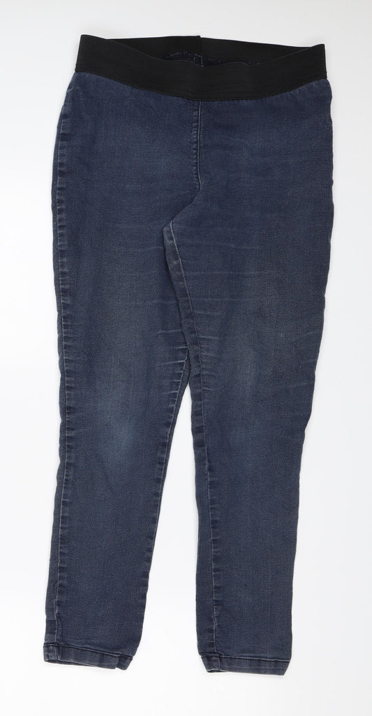 M&S Womens Blue   Jegging Jeans Size 10 L25 in
