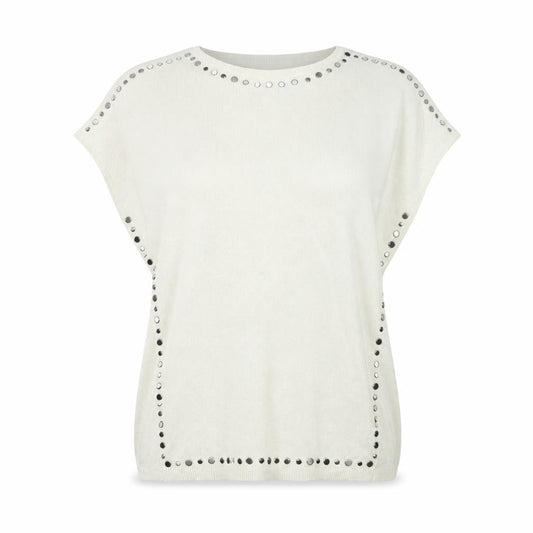 Warehouse Womens White   Pullover Jumper Size 10