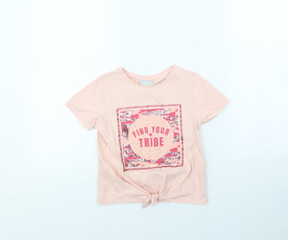 I Love Girlswear Girls Pink   Cropped T-Shirt Size 7 Years