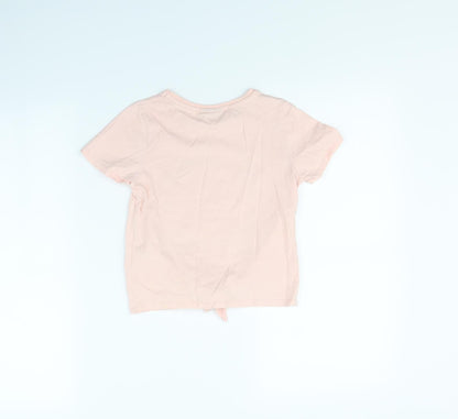 I Love Girlswear Girls Pink   Cropped T-Shirt Size 7 Years