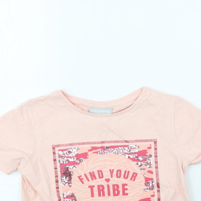 I Love Girlswear Girls Pink   Cropped T-Shirt Size 7 Years