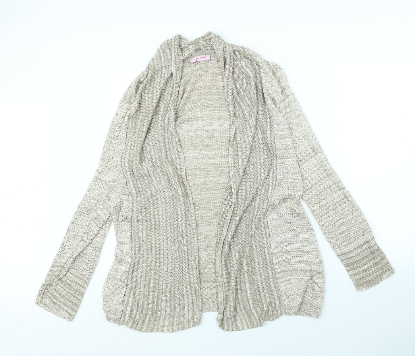 Per Una Womens Beige   Cardigan Jumper Size 14