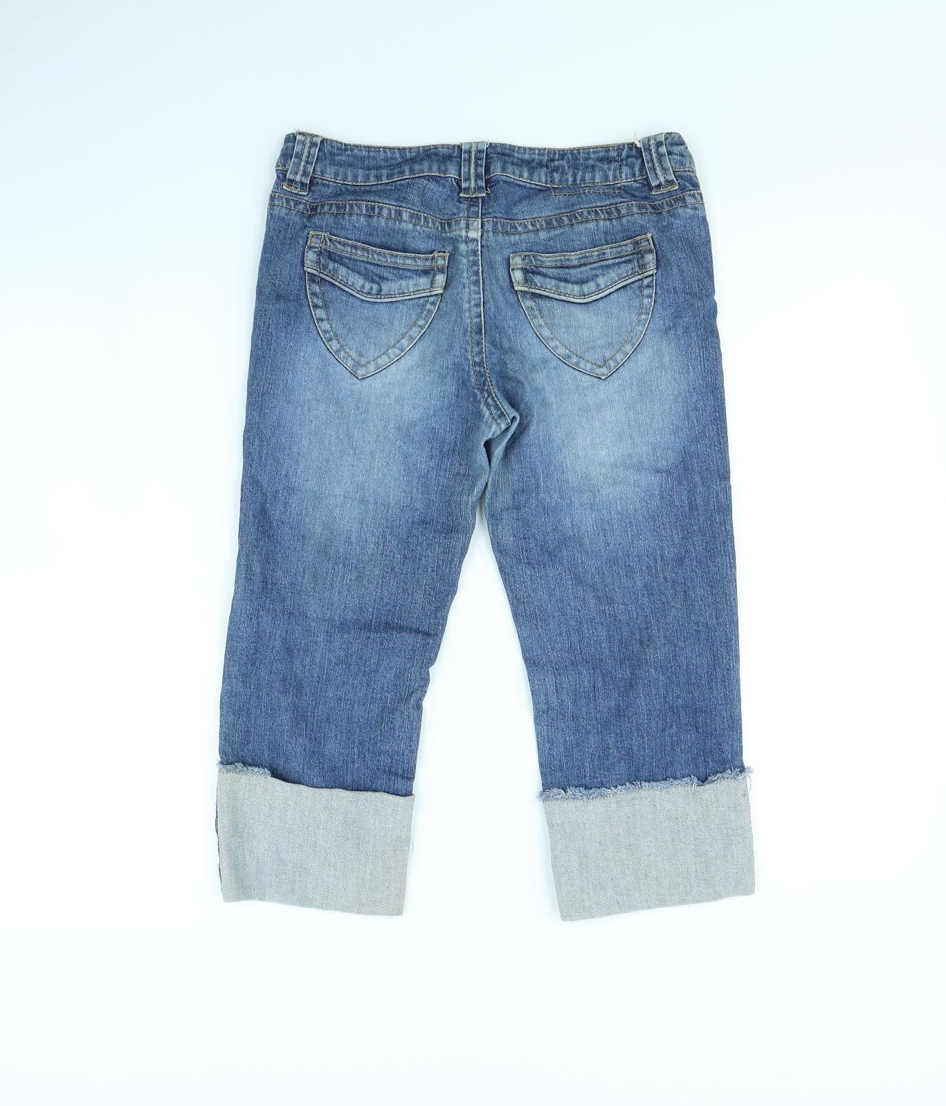 Fashion that Functions Womens Blue   Cut-Off Shorts Size 8