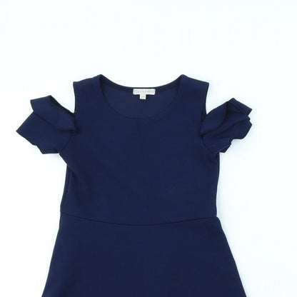 FG4 Girls Blue   Fit & Flare  Size 5 Years