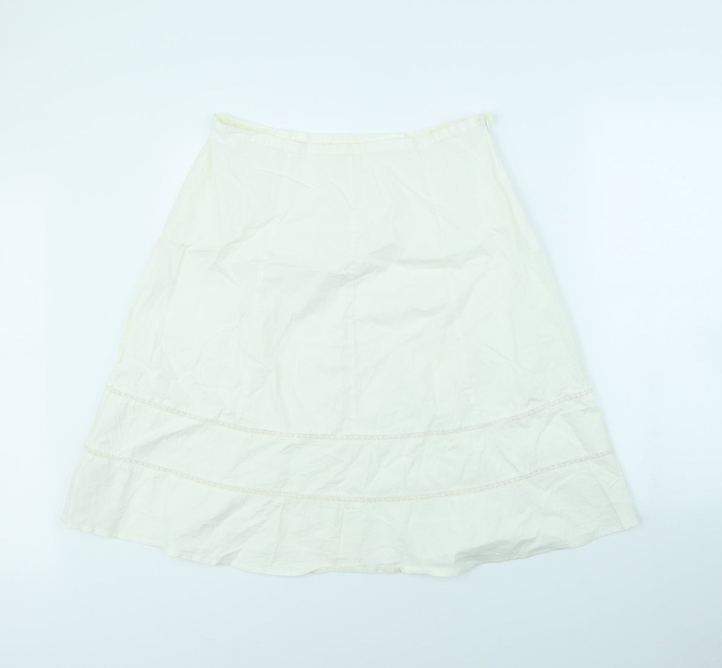 For Women Womens White   Flare Skirt Size 32 in