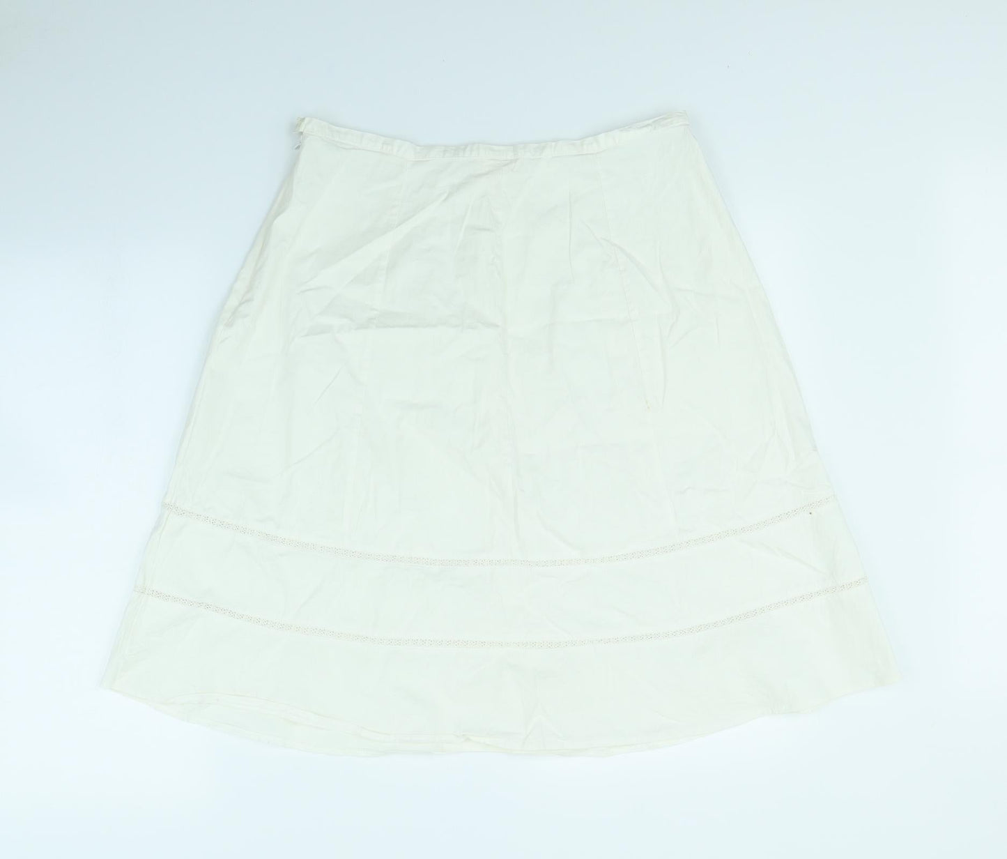 For Women Womens White   Flare Skirt Size 32 in