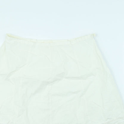 For Women Womens White   Flare Skirt Size 32 in