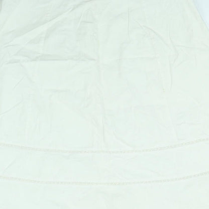 For Women Womens White   Flare Skirt Size 32 in