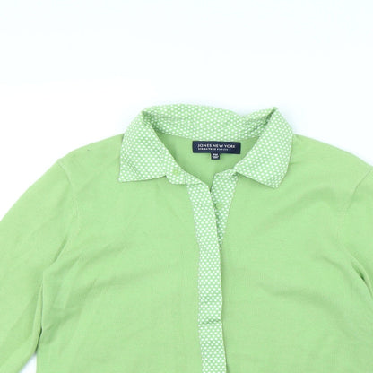 Jones New York Womens Green   Jacket  Size M