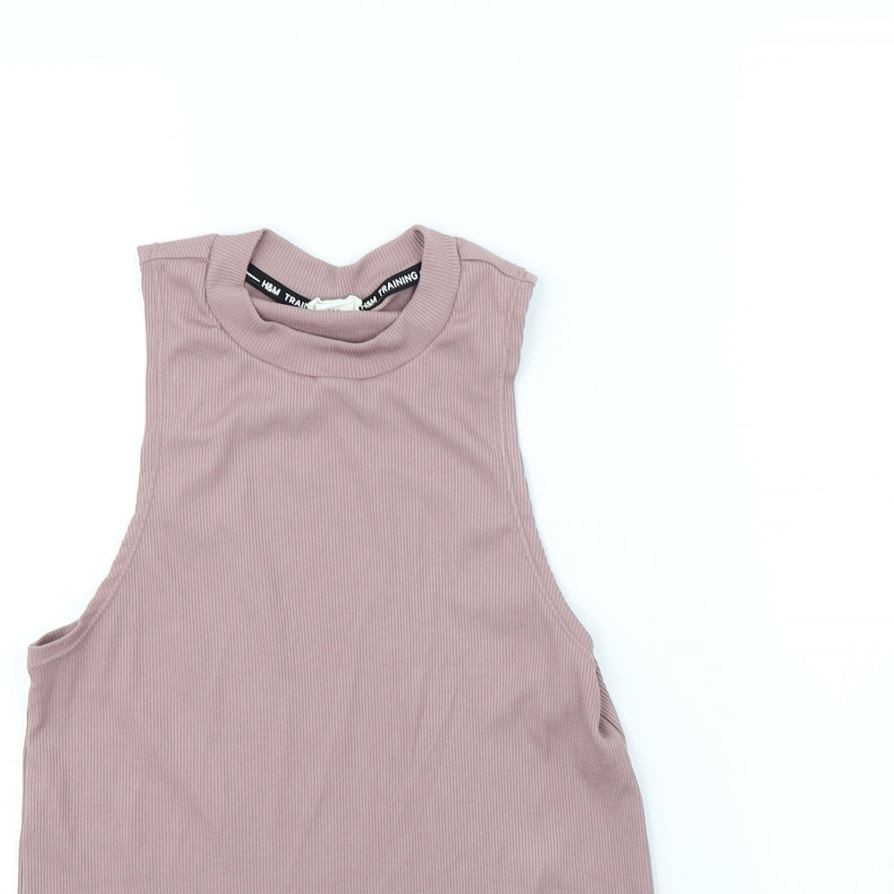 h/7m Womens Pink   Basic Tank Size XS