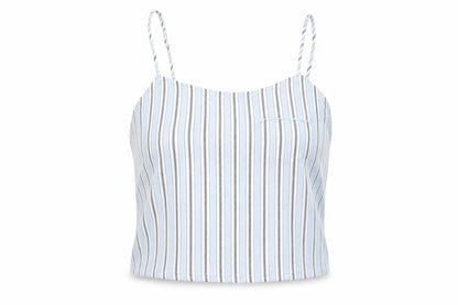 Womens UK Size 10 Topshop Blue Cropped T-Shirt