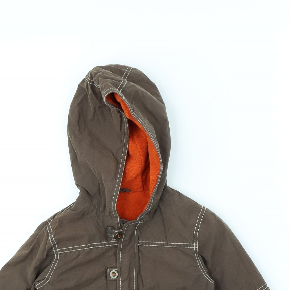 Mothercare Girls Brown   Rain Coat Coat Size 2 Years