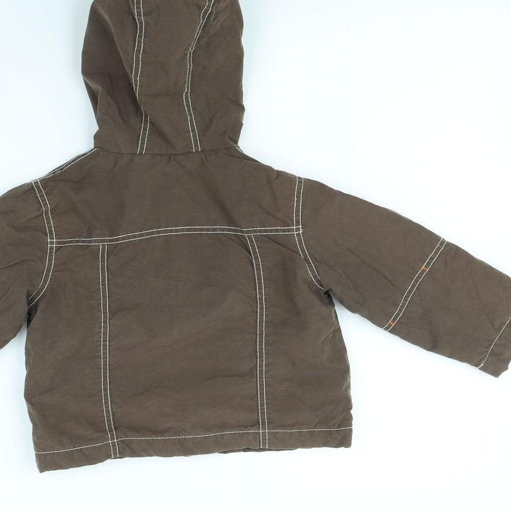Mothercare Girls Brown   Rain Coat Coat Size 2 Years