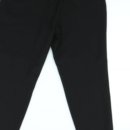Womens UK Size 12 Dorothy Perkins Regular Fit Dress Pants Black Trousers