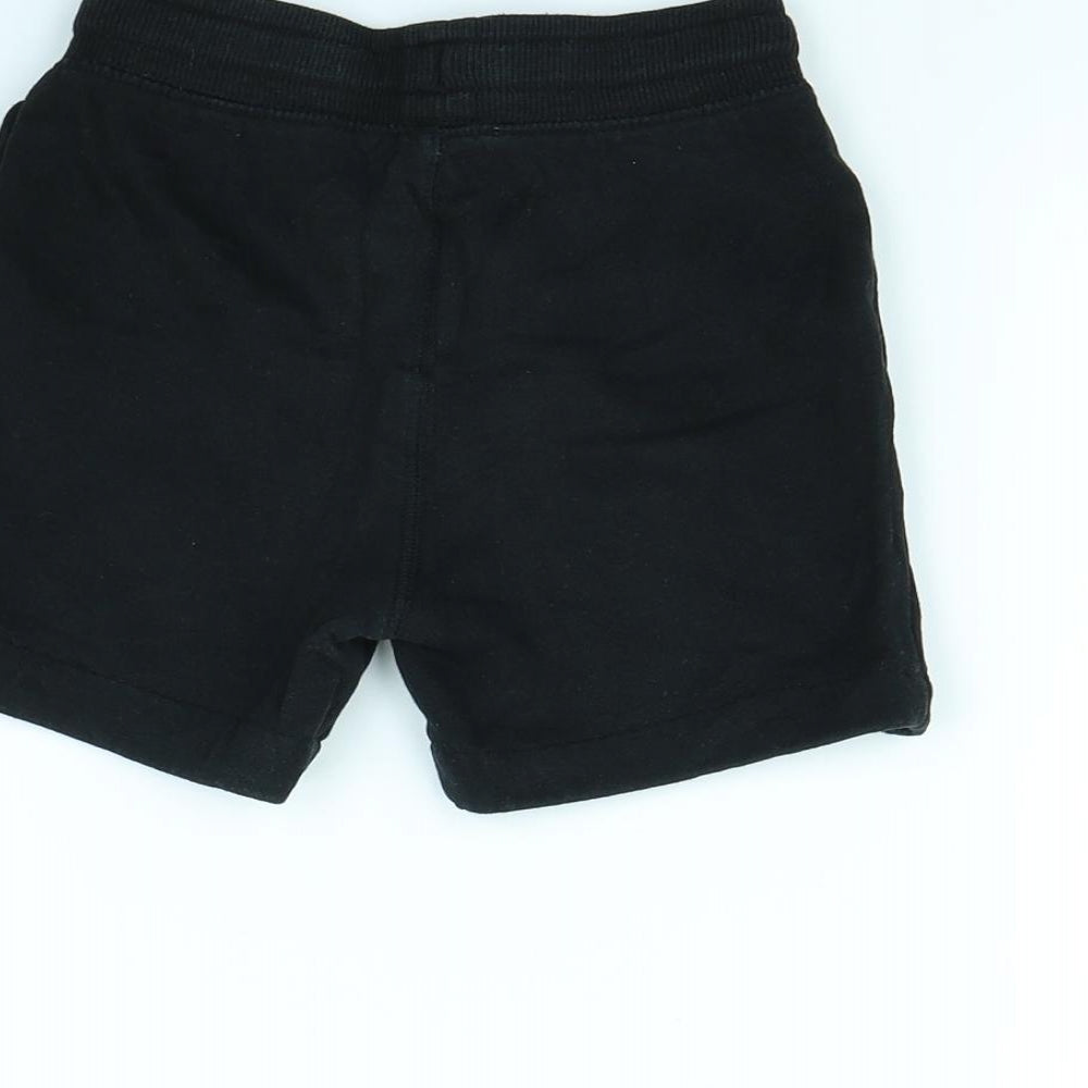 George Boys Black   Cargo Shorts Size 3 Years