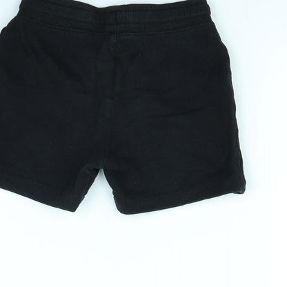 George Boys Black   Cargo Shorts Size 3 Years