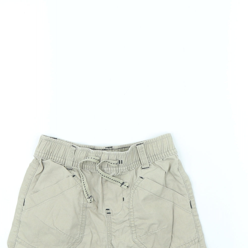NEXT Boys Beige   Cropped Trousers Size 3-6 Months